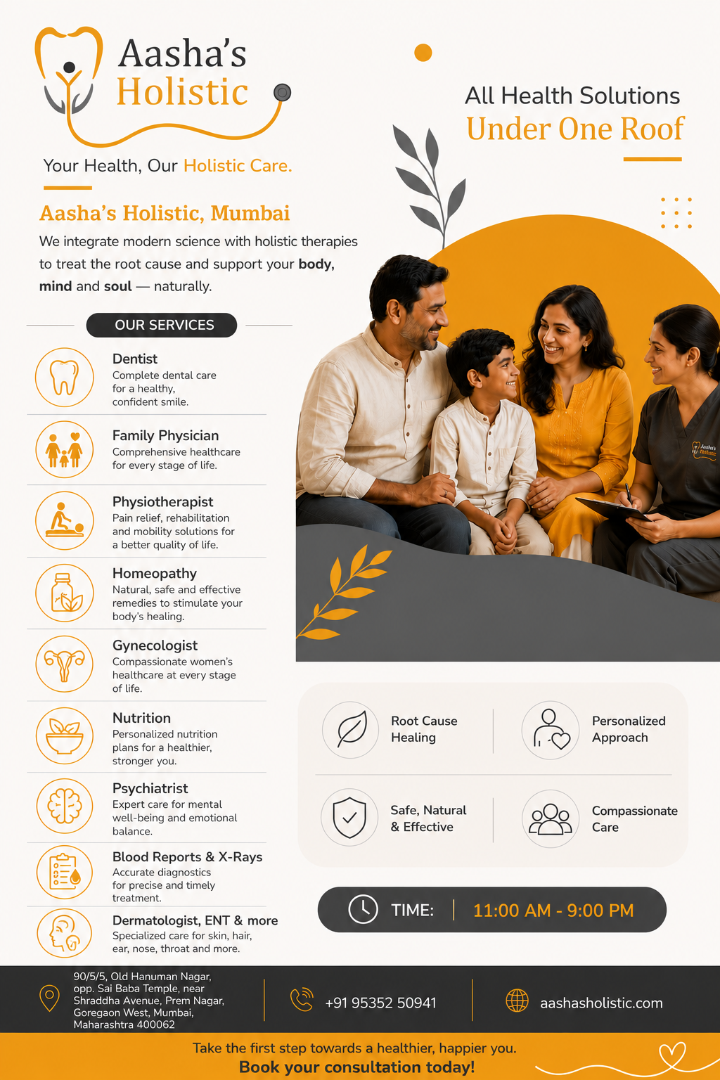 Aasha's Holistic Brochure